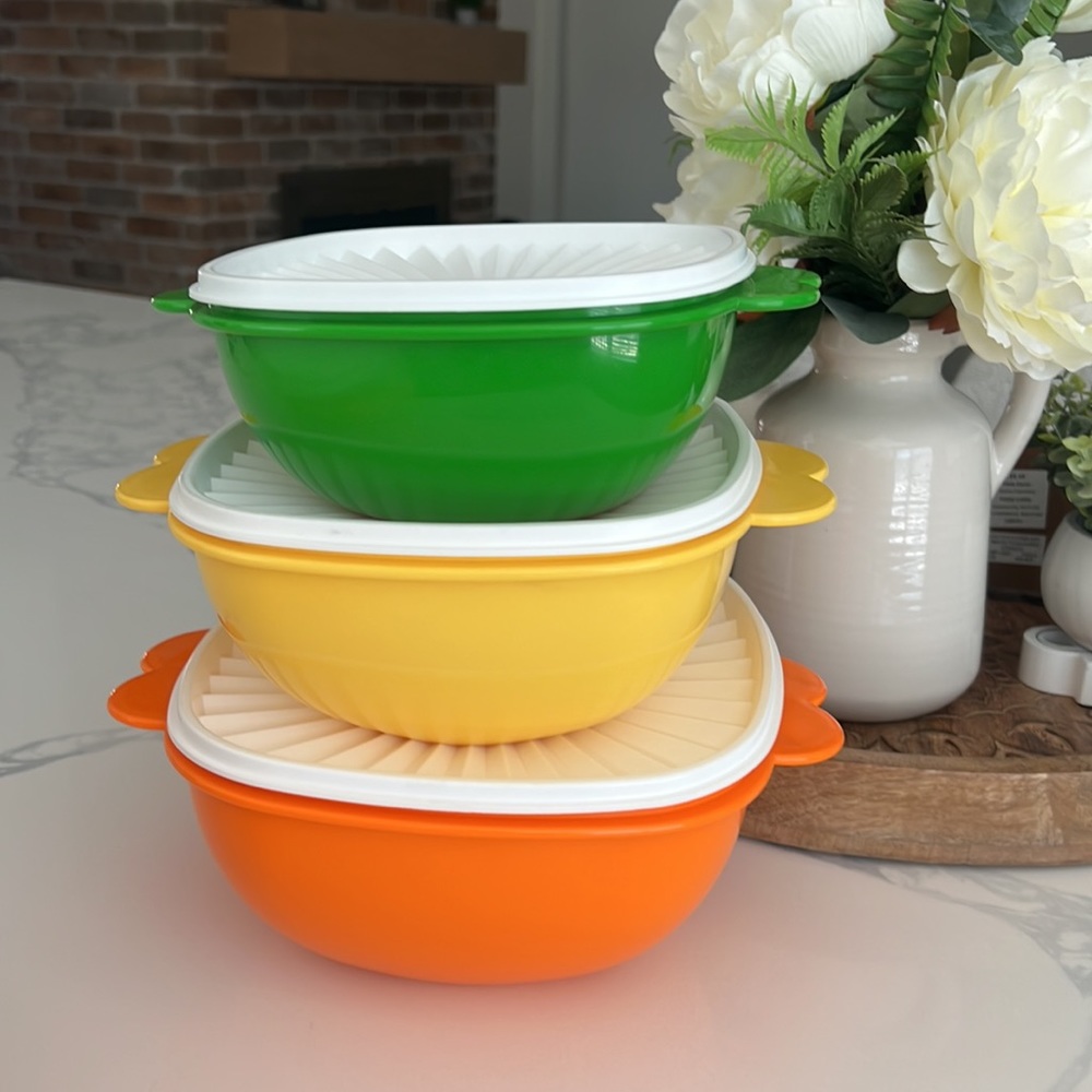 Cute Tupperwate Bowl Set